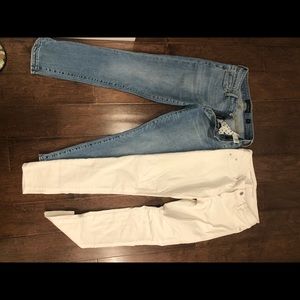 White jeans